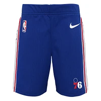 Short Nike Royal Philadelphia 76ers Icon Replica pour enfants d'âge préscolaire