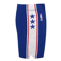 Preschool Nike Royal Philadelphia 76ers Icon Replica Shorts