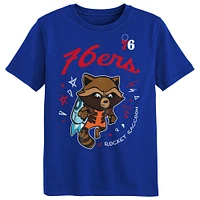 Ensemble de t-shirts deux pièces pour enfants d'âge préscolaire Philadelphia 76ers Guardians Of The Galaxy