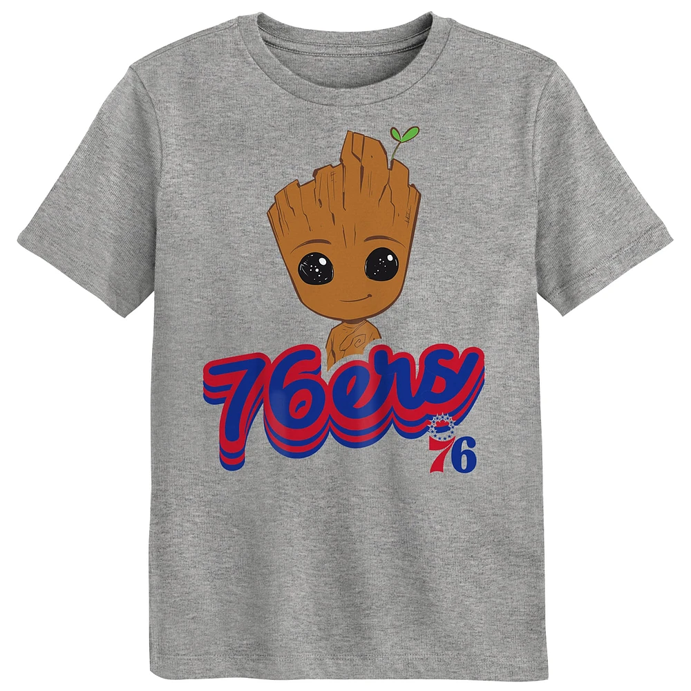 Ensemble de t-shirts deux pièces pour enfants d'âge préscolaire Philadelphia 76ers Guardians Of The Galaxy