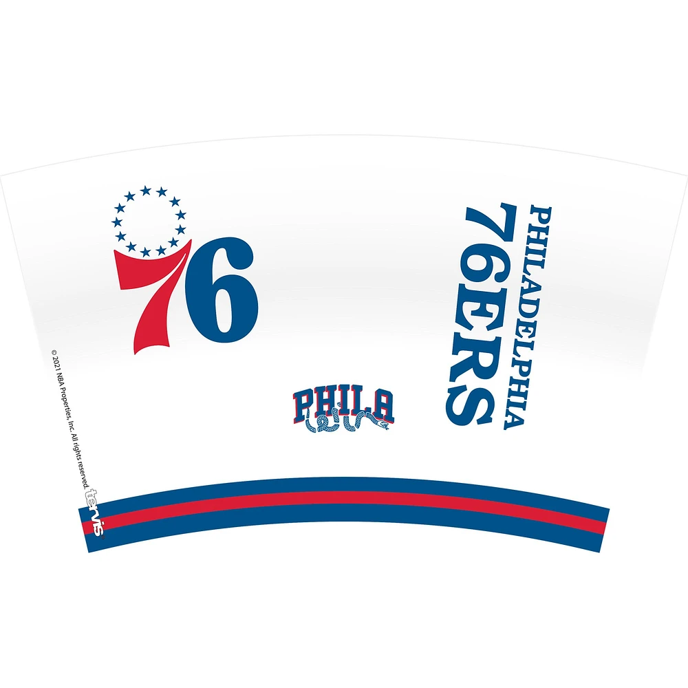 V110871 76ers 16oz Classique NBA 4 PACK CUPPLA4PK