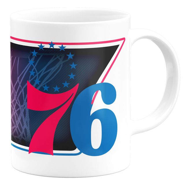 Le Sports Vault Philadelphia 76ers - 11oz. Tasse à café sublimée