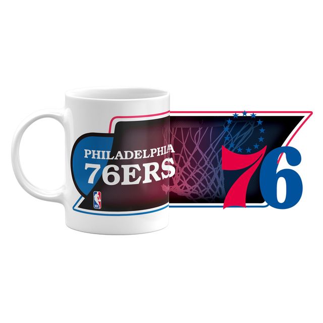 Le Sports Vault Philadelphia 76ers - 11oz. Tasse à café sublimée