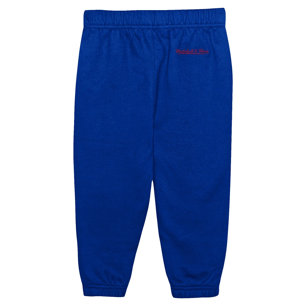 Toddler Mitchell & Ness Philadelphia 76ers Blockbuster Oversized Fleece Pant Set