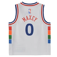 Toddler Nike Tyrese Maxey White Philadelphia 76ers 2024/25 Swingman Player Jersey - City Edition