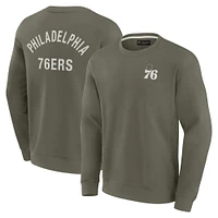Sweat-shirt unisexe Fanatics Olive Philadelphia 76ers Elements en polaire ultra douce