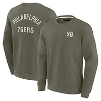 Sweat-shirt unisexe Fanatics Olive Philadelphia 76ers Elements en polaire ultra douce