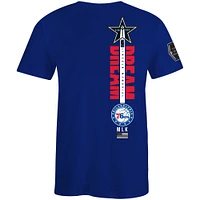 T-shirt unisexe FISLL x Black History Collection bleu Philadelphia 76ers