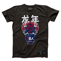 T-shirt unisexe Hyperfly Heather Black Philadelphia 76ers Année du Dragon Collection Nouvel An lunaire