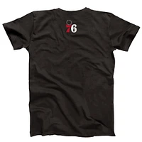 Unisex NBALab x Hyperfly Heather Black Philadelphia 76ers Year of the Snake Lunar New Collection T-Shirt