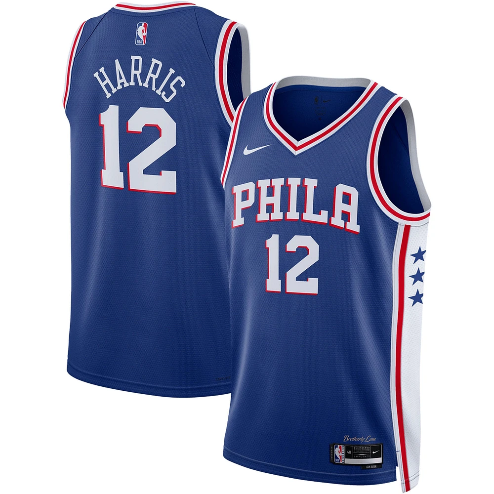 Maillot Nike Tobias Harris Royal Philadelphia 76ers Swingman unisexe - Édition Icon