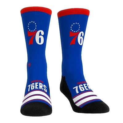 Unisex Rock Em Socks Philadelphia 76ers Gametime Stripe Crew