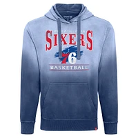 Sweat à capuche unisexe Sportiqe Royal Philadelphia 76ers Blake Sun-Fade