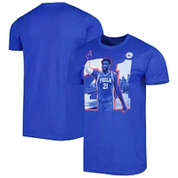 T-shirt unisexe Stadium Essentials Joel Embiid Royal Philadelphia 76ers Player Skyline