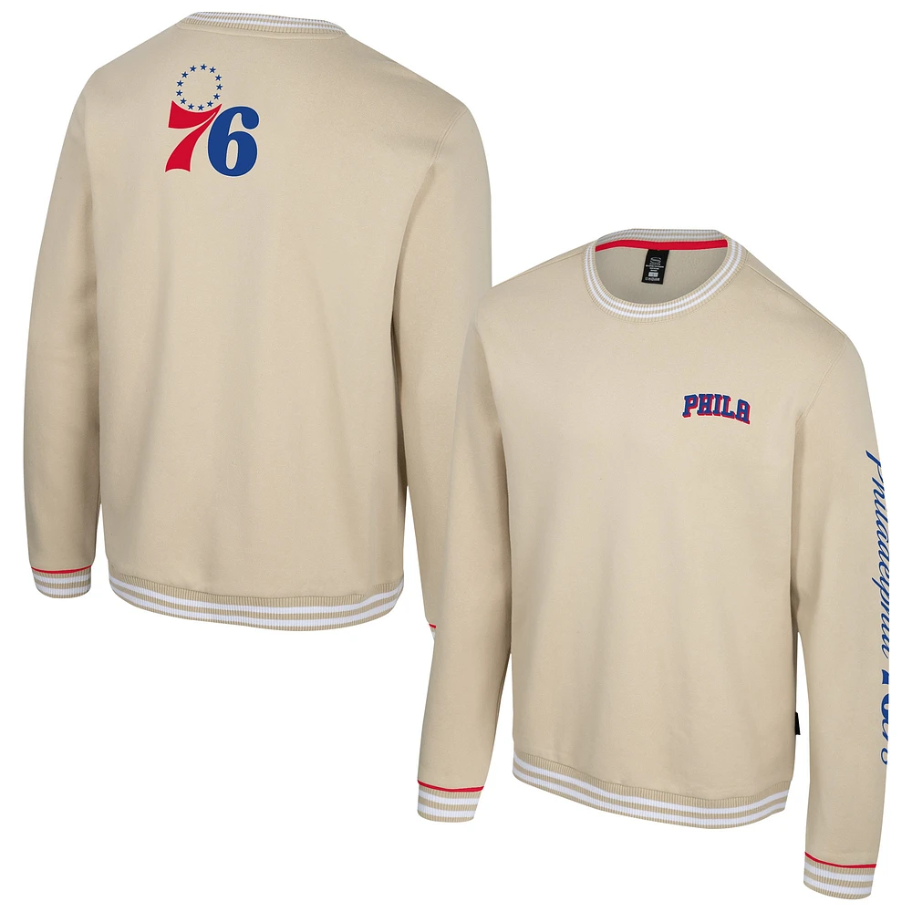 Sweat-shirt unisexe Stadium Essentials Natural Philadelphia 76ers Halftime