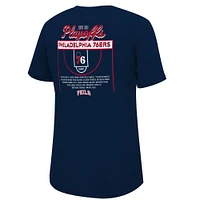 T-shirt unisexe Stadium Essentials Navy Philadelphia 76ers 2023 NBA Playoffs Roster