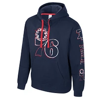 Sweat à capuche unisexe Stadium Essentials bleu marine Philadelphia 76ers Elementized