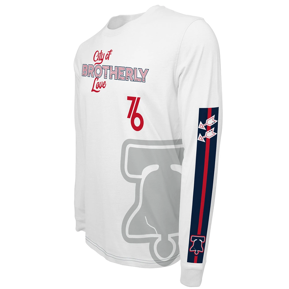 T-shirt à manches longues unisexe Stadium Essentials Philadelphia 76ers 2023/24 City Edition Scoreboard