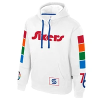 Sweat à capuche unisexe Stadium Essentials blanc Philadelphia 76ers 2024/25 City Edition Star