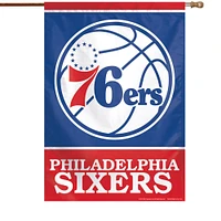 WinCraft Philadelphia 76ers 28 "x 40" Bannière verticale simple face avec logo principal