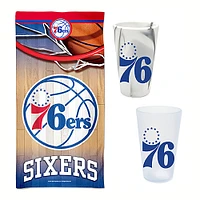 Pack d'accessoires pour la journée à la plage WinCraft Philadelphia 76ers