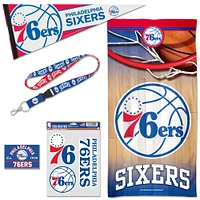 Pack d'accessoires pour supporters WinCraft Philadelphia 76ers House