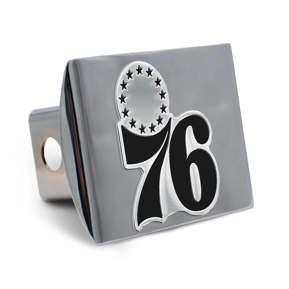 WinCraft Philadelphia 76ers Premium Metal Chrome Hitch Cover