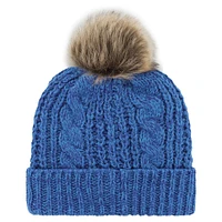 Women's '47 Royal Philadelphia 76ers Meeko Cuffed Knit Hat with Pom