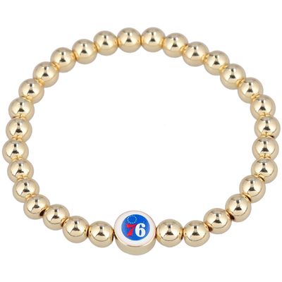 Women's BaubleBar Gold Philadelphia 76ers Pisa Bracelet