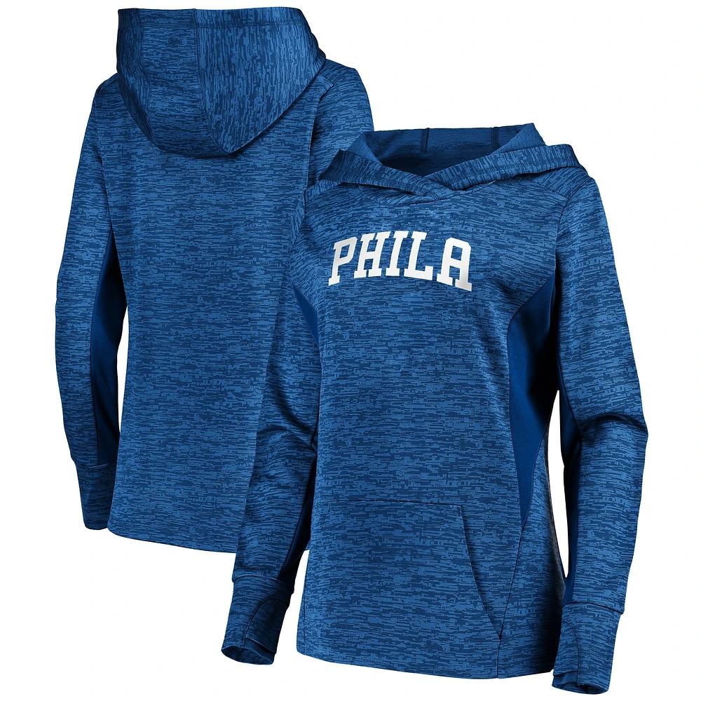 Women's Fanatics Royal Philadelphia 76ers Showtime Done Better Pullover Hoodie