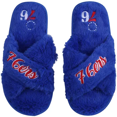 Philadelphia 76ers FOCO Women's Script Cross Slide Slippers