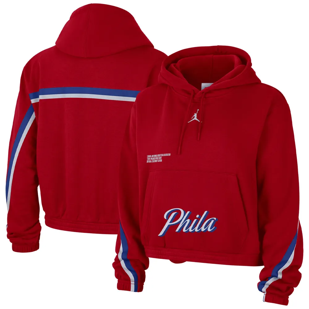 Philadelphia 76ers New Era 2022/23 City Edition Pullover Hoodie - Red