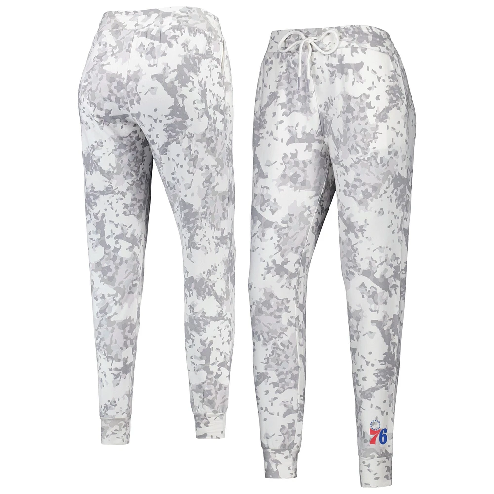 Women's Lusso Gray Philadelphia 76ers Melissa Tri-Blend Jogger Pants