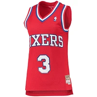 Maillot Swingman Mitchell & Ness Allen Iverson rouge Philadelphia 76ers 2002/03 Hardwood Classics pour femme