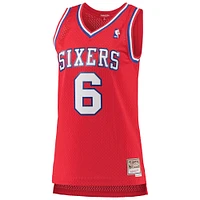 Maillot Swingman Mitchell & Ness Julius Erving Philadelphia 76ers 1982/83 Hardwood Classics rouge pour femme