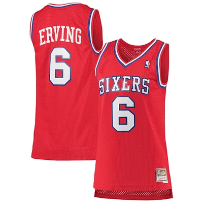 Maillot Swingman Mitchell & Ness Julius Erving Philadelphia 76ers 1982/83 Hardwood Classics rouge pour femme