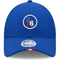 Casquette réglable élégante 9FORTY Royal Philadelphia 76ers New Era pour femme