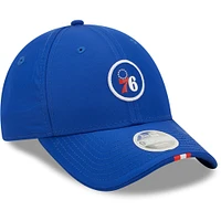 Casquette réglable élégante 9FORTY Royal Philadelphia 76ers New Era pour femme