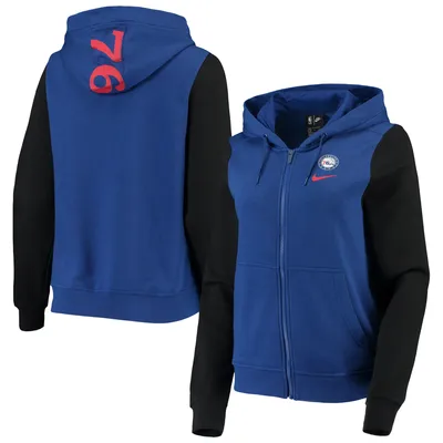 Los Angeles Dodgers Nike Women's In Pocket Gym Vintage Full-Zip Hoodie -  Royal