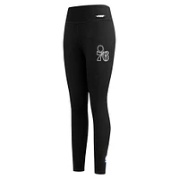 Women's Pro Standard Black Philadelphia 76ers Paint the City Tri-Blend Jersey Leggings