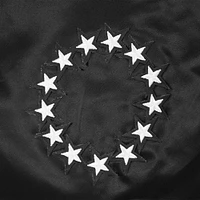Veste Pro Standard noire à boutons-pression en satin strass des Philadelphia 76ers pour femme