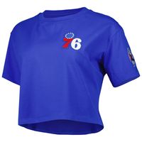 Women's Pro Standard Royal Philadelphia 76ers Classics Boxy T-Shirt