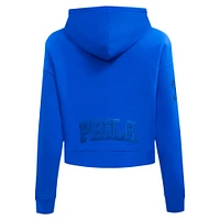 Sweat à capuche entièrement zippé triple ton sur Pro Standard Royal Philadelphia 76ers pour femme