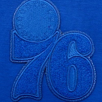 Sweat à capuche entièrement zippé triple ton sur Pro Standard Royal Philadelphia 76ers pour femme