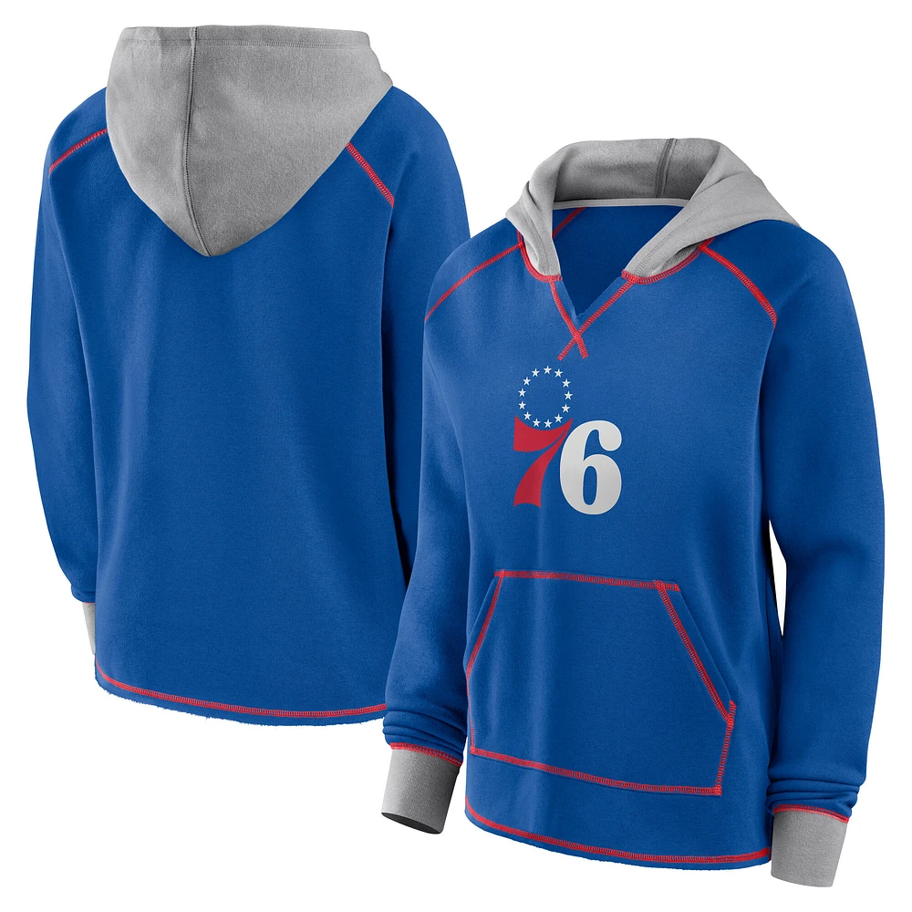 Sweat à capuche Boom Royal Philadelphia 76ers pour femme