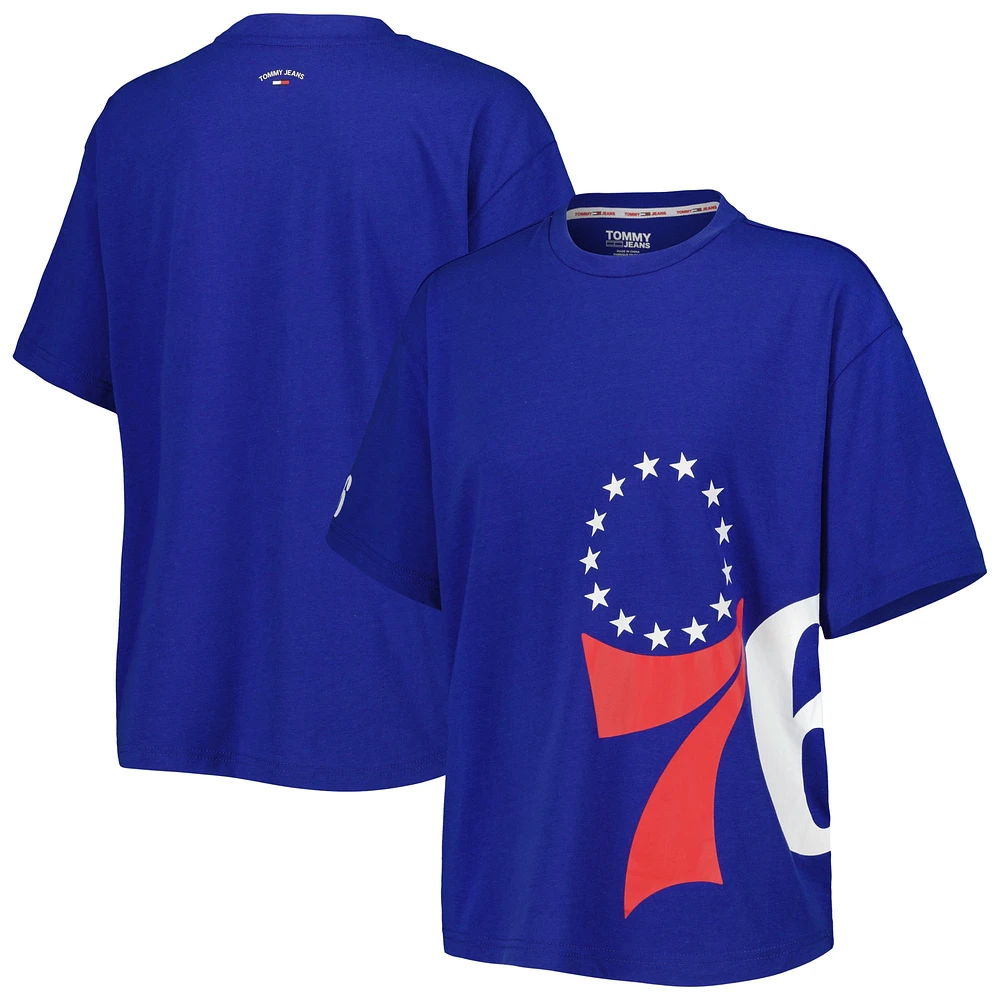 Women's Tommy Jeans Royal Philadelphia 76ers Bianca T-Shirt