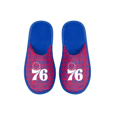 Philadelphia 76ers FOCO Youth Scuff Wordmark Slide Slippers