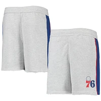 Youth Heathered Gray Philadelphia 76ers Wingback Shorts