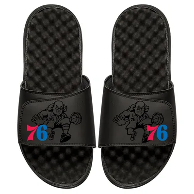 Philadelphia 76ers ISlide Youth Tonal Pop Slide Sandals - Black