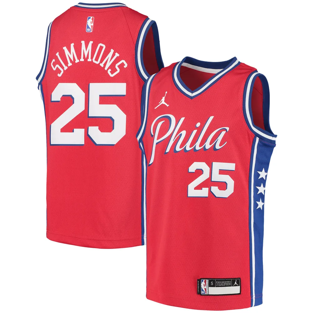 Ben Simmons Philadelphia 76ers Fanatics Branded Playmaker Name & Number  Fitted Pullover Hoodie - Royal